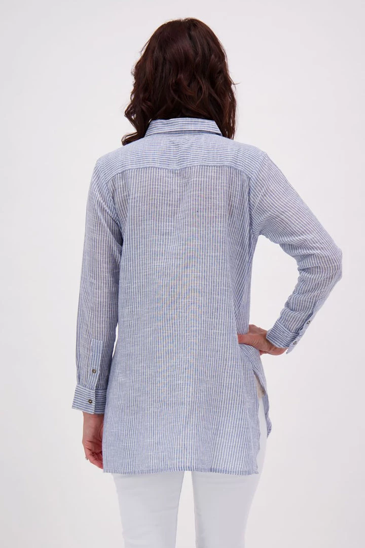 Lula Soul Tuck Shirt | Stripe | Ls43 2 Lula Soul Tuck Shirt | Stripe | Ls43