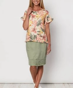 Gordon Smith Clothing Tropical Print Top - GS31s