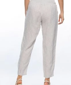 Gordon Smith Jersey Waist Pull On Spot Linen Pants 8 Gordon Smith Jersey Waist Pull On Spot Linen Pants