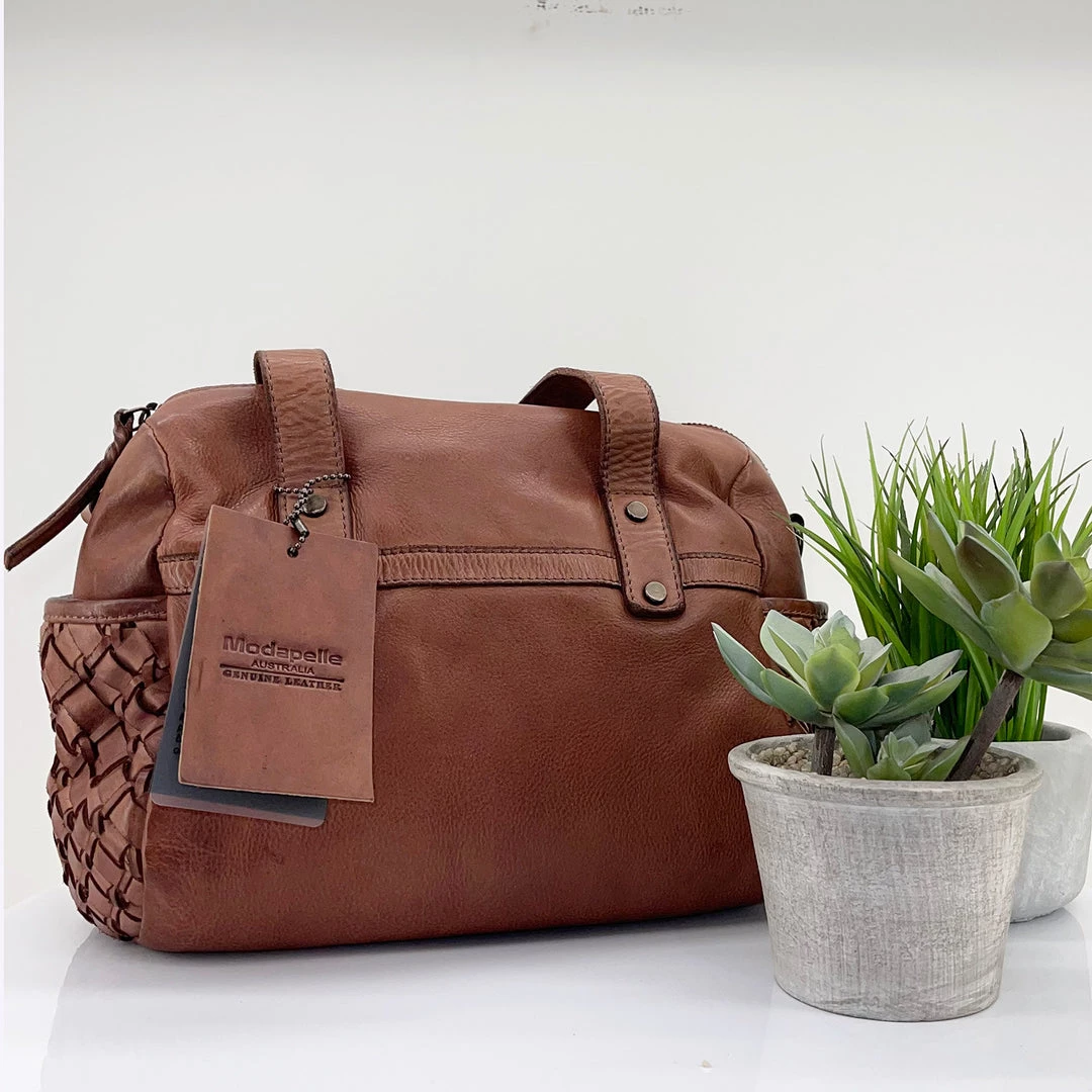 Modapelle Handbags Vintage Leather Hand Bag -Summer Nude-ML1 1 Modapelle Handbags Vintage Leather Hand Bag -Summer Nude-ML1