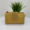 Modapelle Vintage Plaited Purse | Yellow | ML27