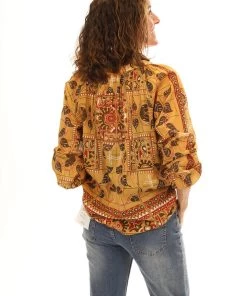 Maison Hotel Vivienne Blouse | Marigold | MH1 Clothing