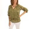Maison Hotel Vivienne Blouse | Olive | MH1 Clothing