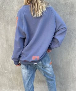 Hammill + Co V Neck Sweat | Blue | HC25