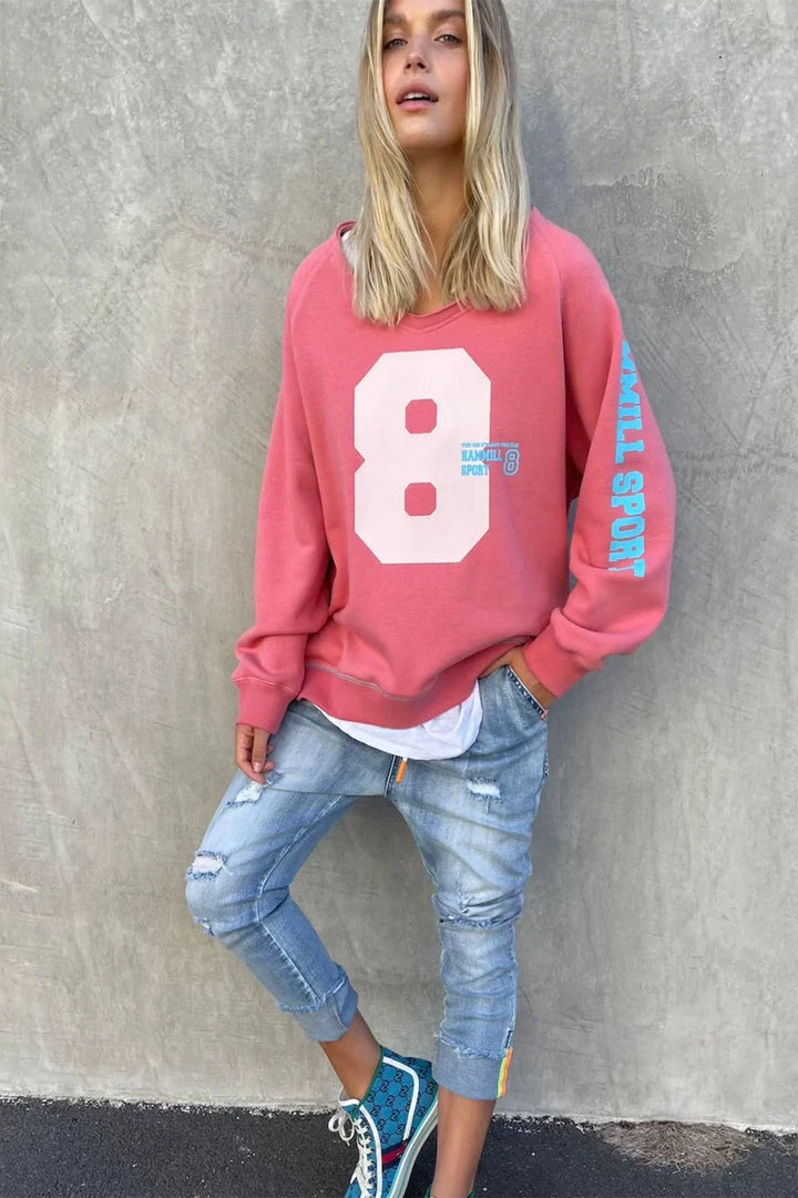 Hammill + Co V Neck Sweat | Terra | HC25 1 Hammill + Co V Neck Sweat | Terra | HC25