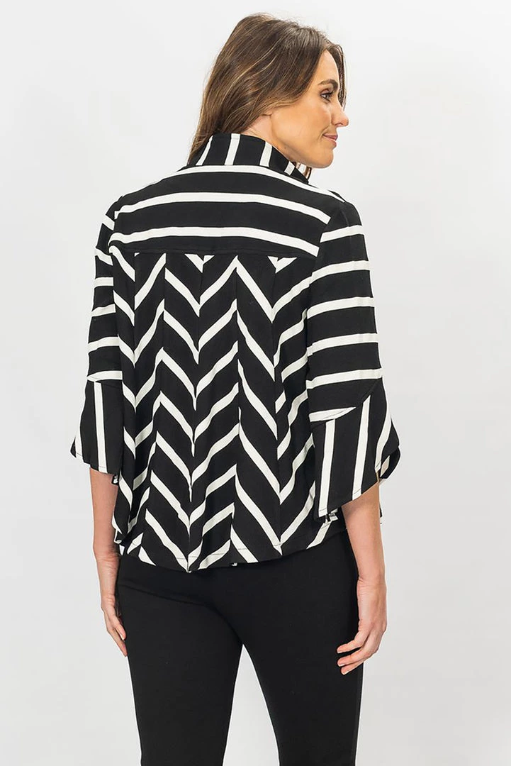 Maglia Flared Stripe Jacket Clothing 1 Maglia Flared Stripe Jacket Clothing