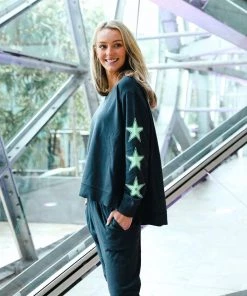 3RD STORY Wasabi 6X Star Sweater | Ink | RD20 Clothing