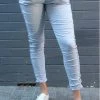 Wednesday Lulu Silver Stud Pant | Jeans | WL3