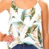 Dont Tell My Husband Kalama Printed Cami | White | DT3s Tops