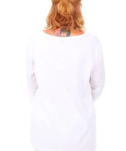 Cest Parfait Lazy Sunday Linen Top | White | CP7 Clothing