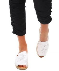 Bueno Kalmia Bow Espadrille - White-BN2 Shoes