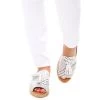 Bueno Shoes Keilor Newspaper Espadrille - White