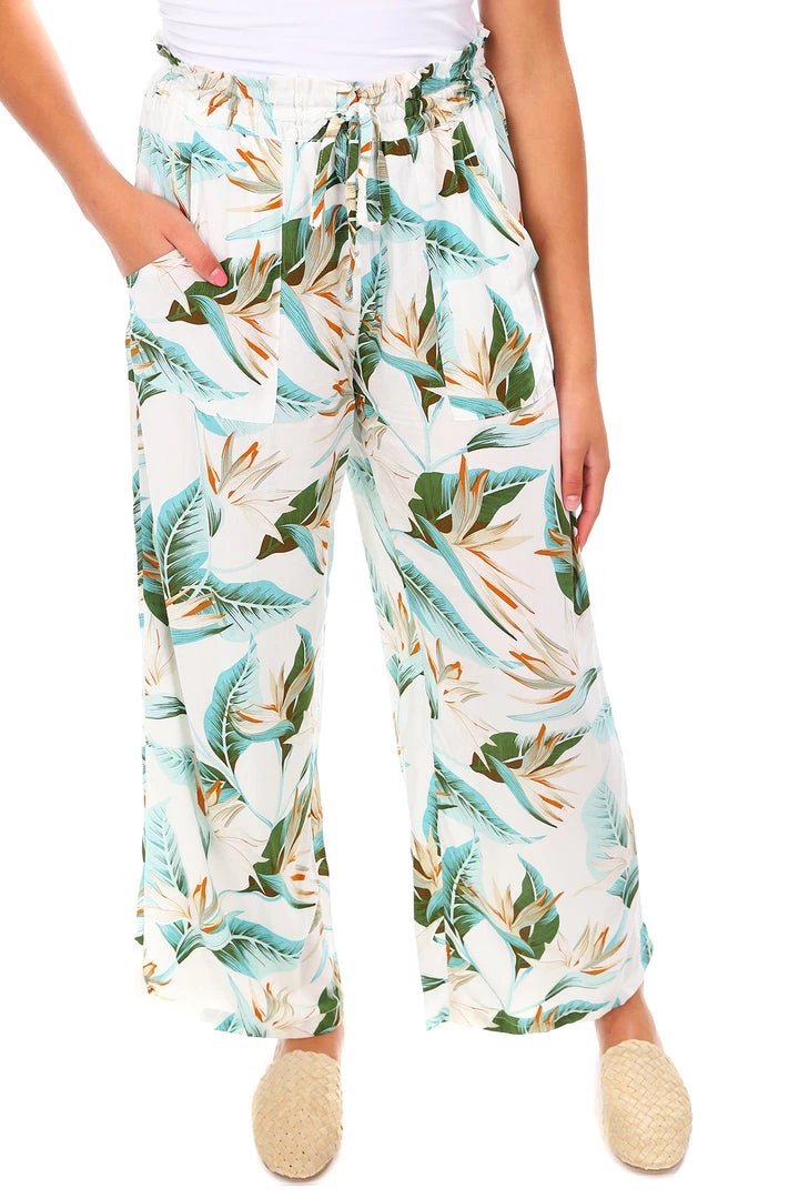 Dont Tell My Husband Lana Resort Pants - White - DT7 Resort Wear 1 Dont Tell My Husband Lana Resort Pants - White - DT7 Resort Wear