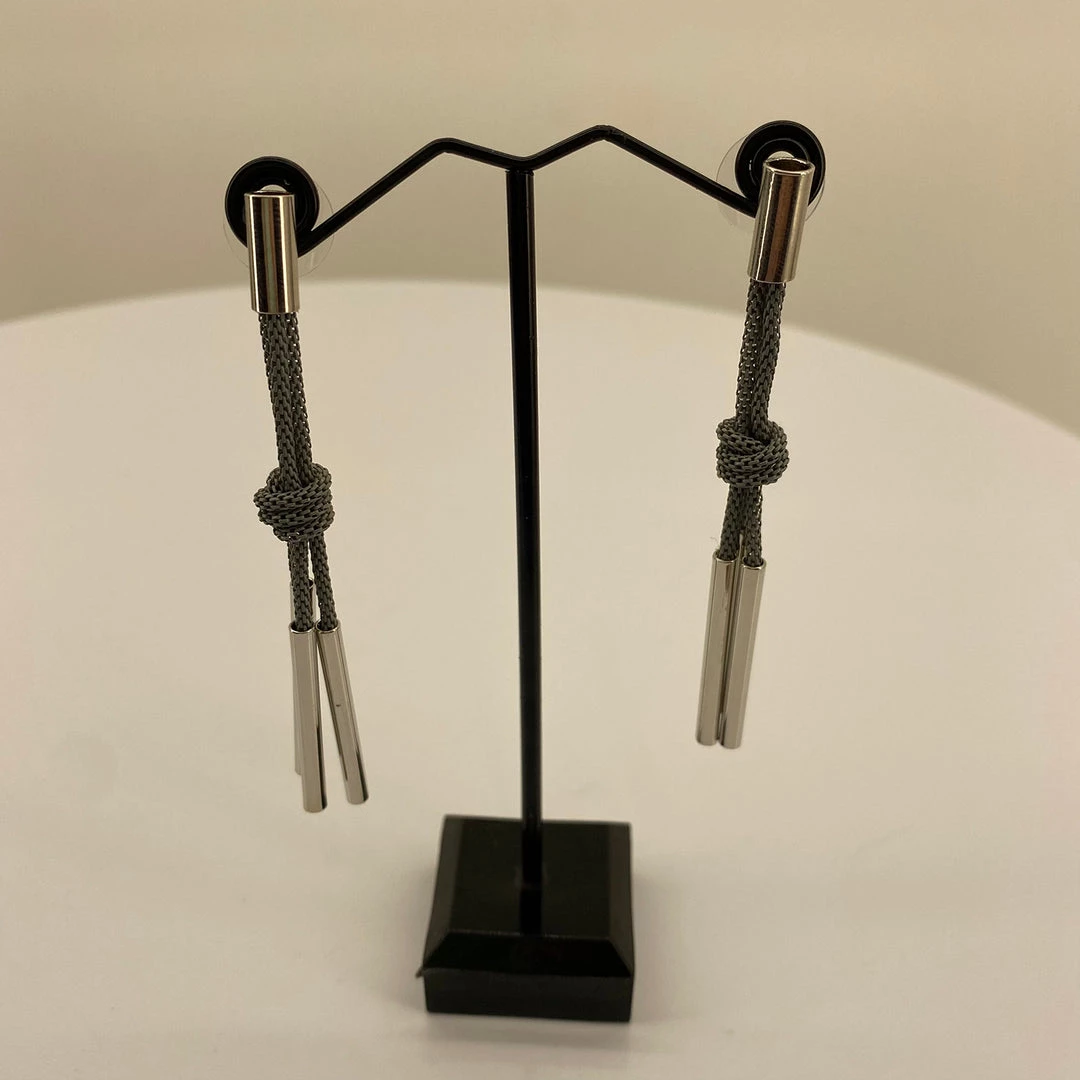 Stellar Rose WindChime Earrings | Grey | SR76 Jewellery 1 Stellar Rose WindChime Earrings | Grey | SR76 Jewellery