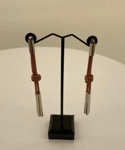 Stellar Rose WindChime Earrings | Tan | SR75 Jewellery