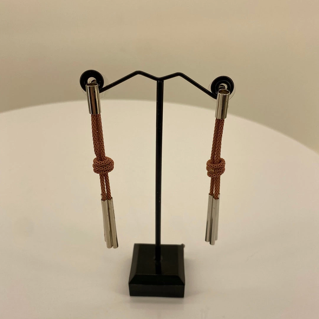 Stellar Rose WindChime Earrings | Tan | SR75 Jewellery 1 Stellar Rose WindChime Earrings | Tan | SR75 Jewellery