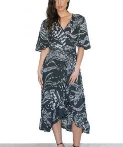 Society The Label Farrah Midi Wrap Dress | SL1 S Dresses 9 Society The Label Farrah Midi Wrap Dress | SL1 S Dresses