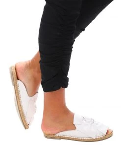 Bueno Kalmia Bow Espadrille - White-BN2 Shoes