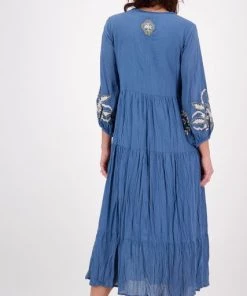 Lula Soul Resort Wear Sami Maxi Dress | Blue Slate | Ls41 5 Lula Soul Resort Wear Sami Maxi Dress | Blue Slate | Ls41