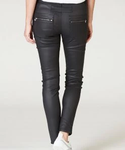 Italian Star Stevie Wax Jeans | Black | IS14