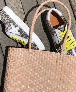 Alfie & Evie Valdo Leopard Sneaker | Champagne | AE4 Shoes