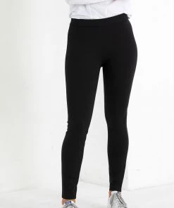 Marco Polo 7/8 Ponte Legging | Black | MP3