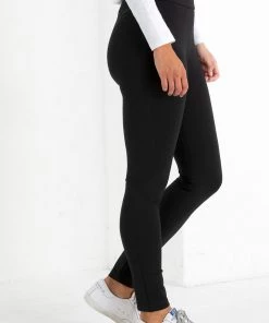 Marco Polo 7/8 Ponte Legging | Black | MP3