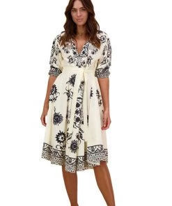 Rubyyaya Zari Dress | White | RY42