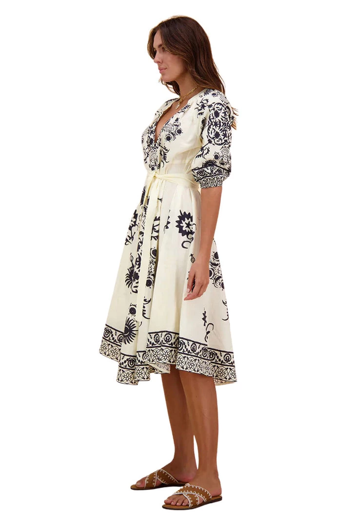 Rubyyaya Zari Dress | White | RY42 3 Rubyyaya Zari Dress | White | RY42