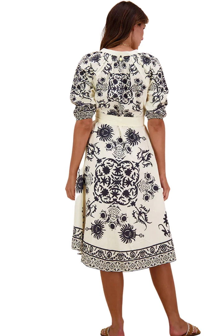 Rubyyaya Zari Dress | White | RY42 2 Rubyyaya Zari Dress | White | RY42