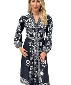 Rubyyaya Zari Maxi Dress | Navy | RY41