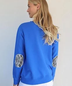 EST 1971 Zebra Cross Cotton Windy | Royal Blue | EST1 Clothing