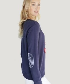 Est 1971 Knitwear/Jumpers Zipside Frayed Anchor Cotton Windy | Old Navy | EST1