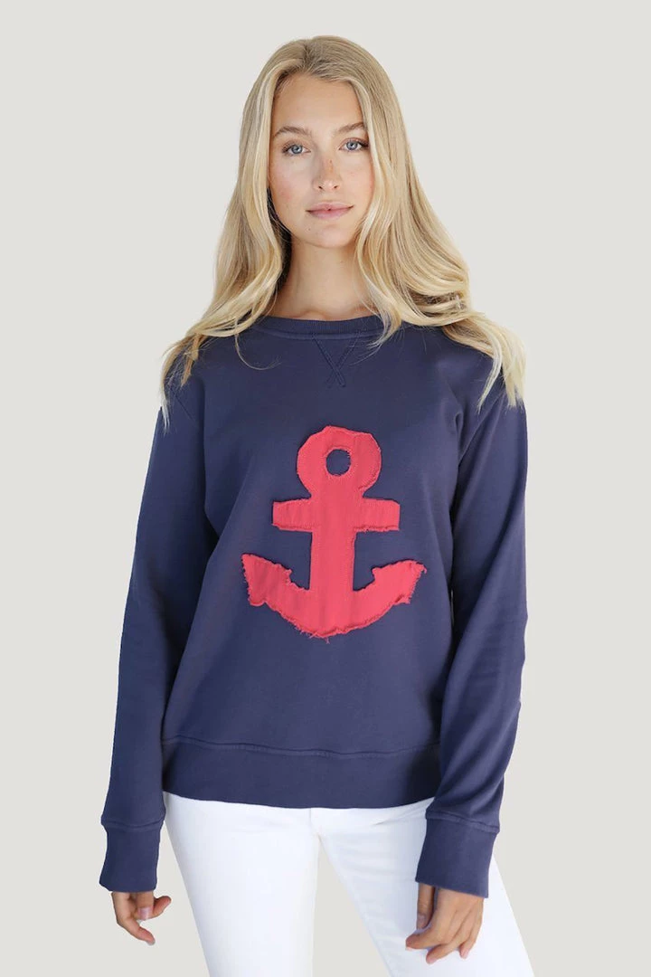 Est 1971 Knitwear/Jumpers Zipside Frayed Anchor Cotton Windy | Old Navy | EST1 1 Est 1971 Knitwear/Jumpers Zipside Frayed Anchor Cotton Windy | Old Navy | EST1